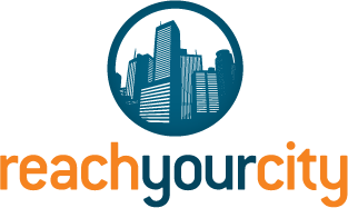 Book us through Reach Your City – Click logo
